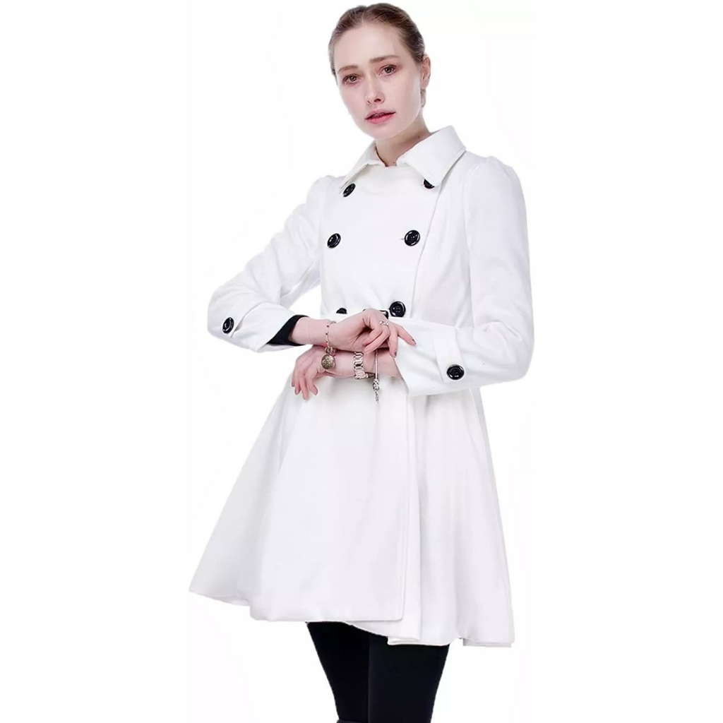 Reversible Belted Wool Peacoat