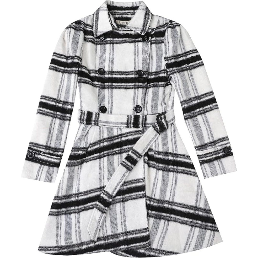 Reversible Belted Wool Peacoat