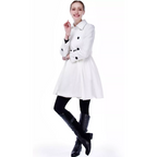 Reversible Belted Wool Peacoat