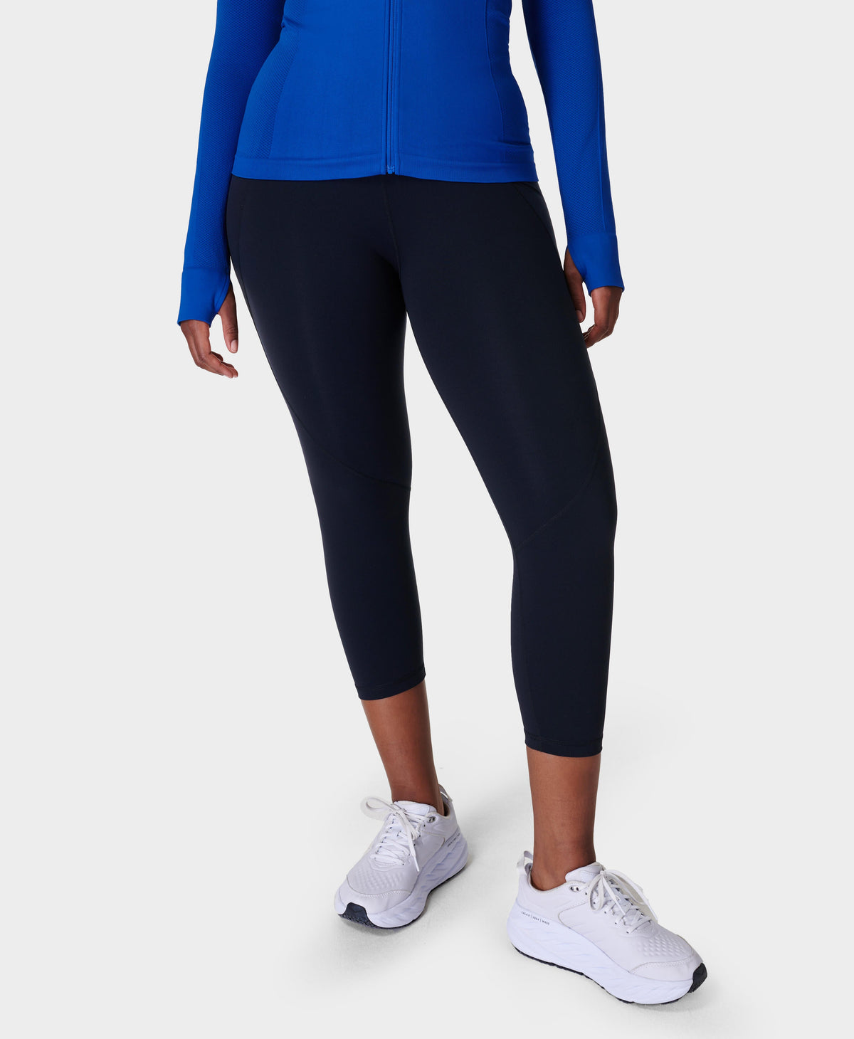 Pulse Cropped Performance Leggings – Black