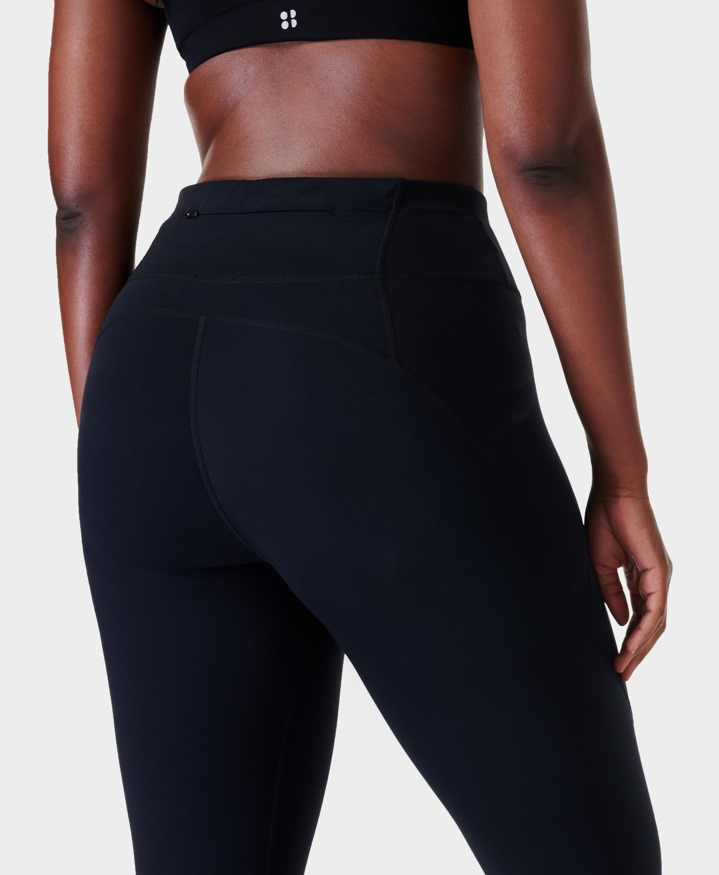 Pulse Cropped Performance Leggings – Black