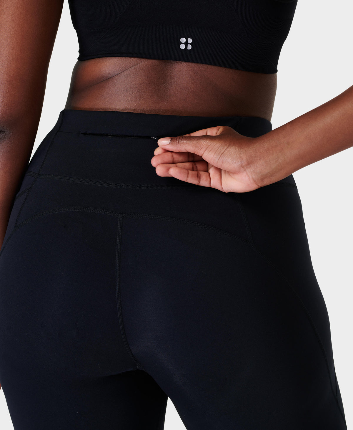 Pulse Cropped Performance Leggings – Black