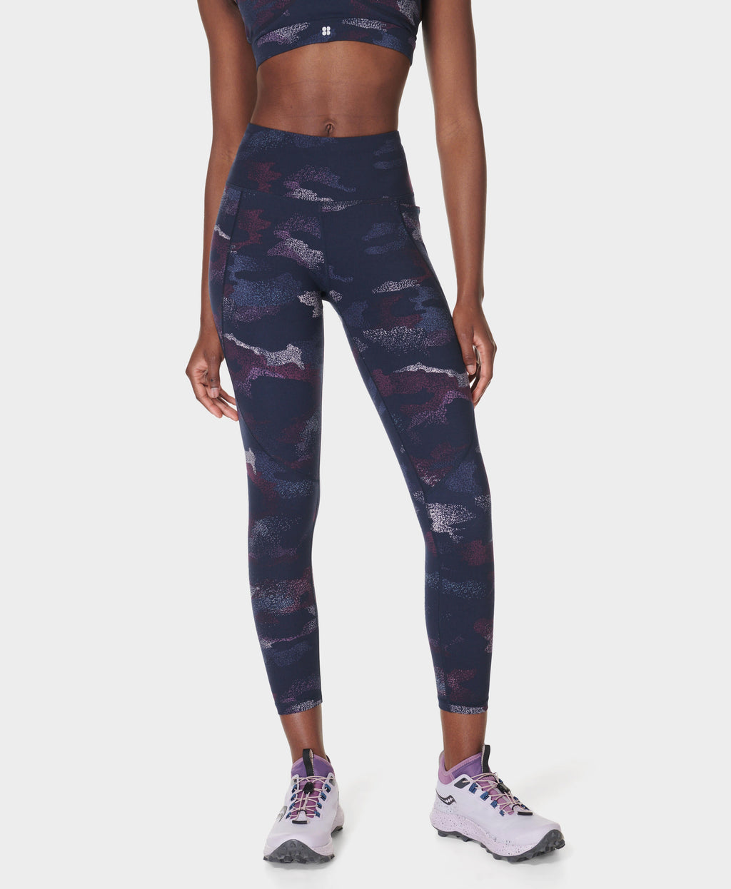 Pulse 7/8 Blue Camo Leggings – Blue Camo