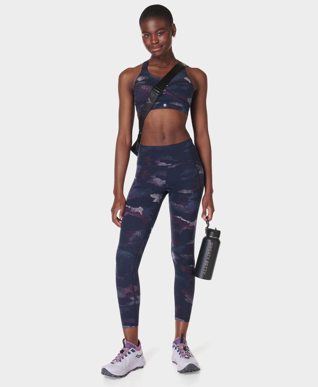 Pulse 7/8 Blue Camo Leggings – Blue Camo