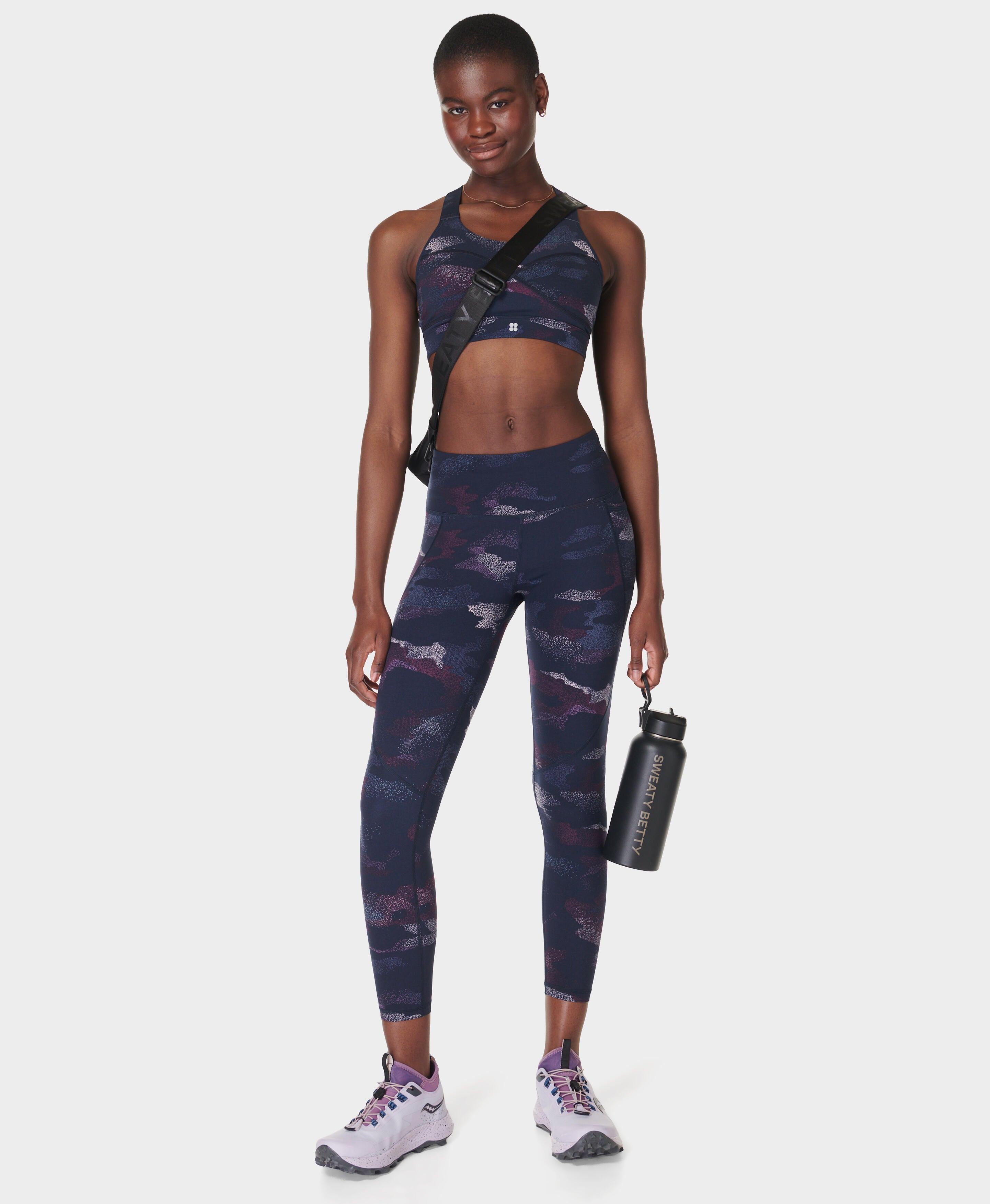 Pulse 7/8 Blue Camo Leggings – Blue Camo