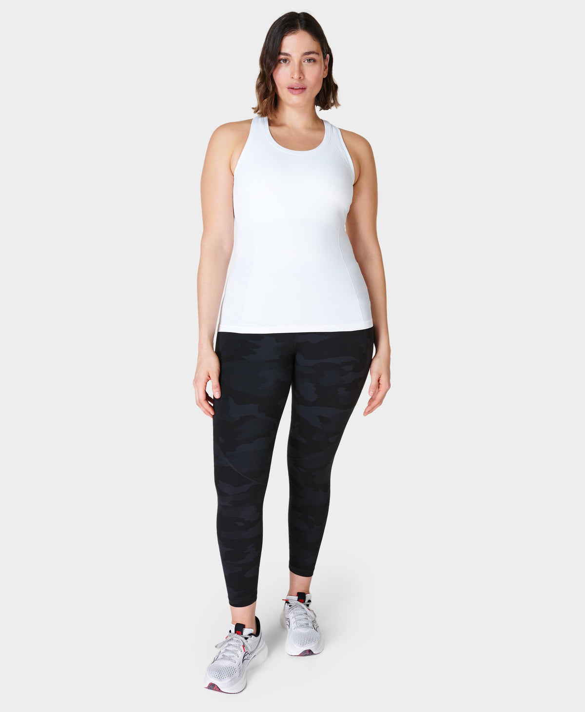 Pulse 7/8 Camo Performance Leggings – Black Camo