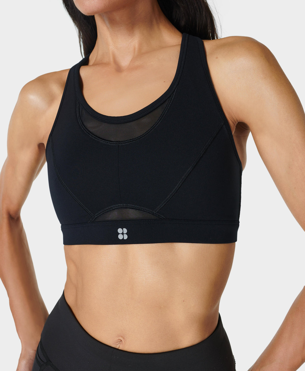 Pulse High-Support Running Bra – Black – A