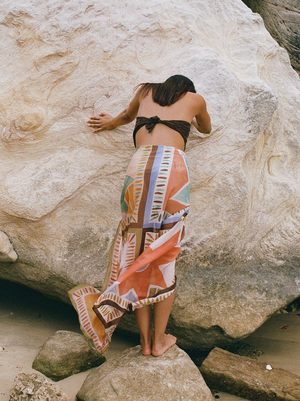 Aster Tile Square Pareo by Aurelia Sun