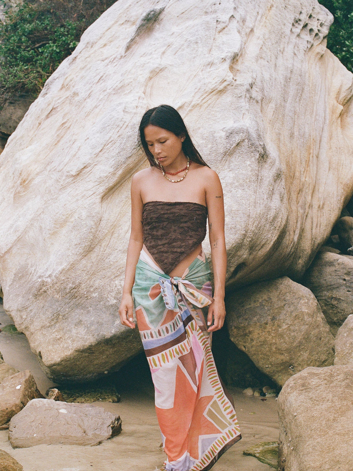 Aster Tile Square Pareo by Aurelia Sun