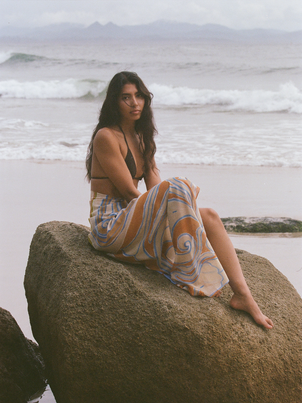 Siren Tile Square Pareo by Aurelia Sun