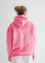 Tropical Floral Graphic Hoodie - Aurelia Sun