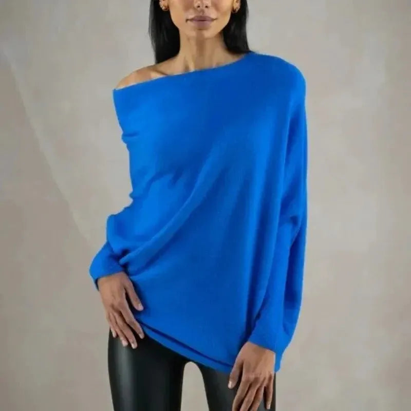 Asymmetric Cashmere-Blend Jumper