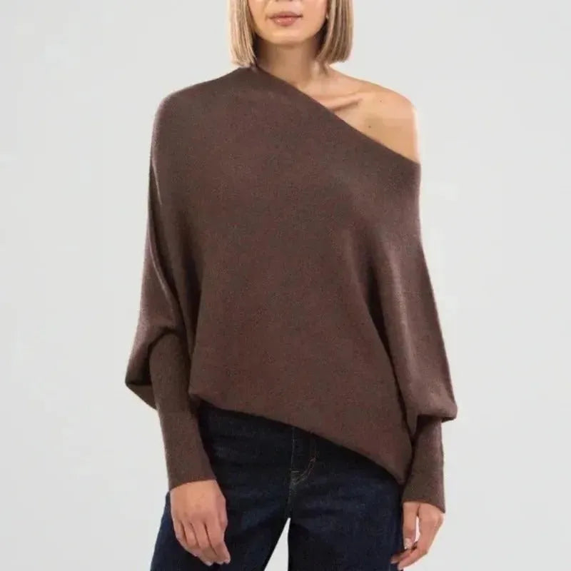 Asymmetric Cashmere-Blend Jumper