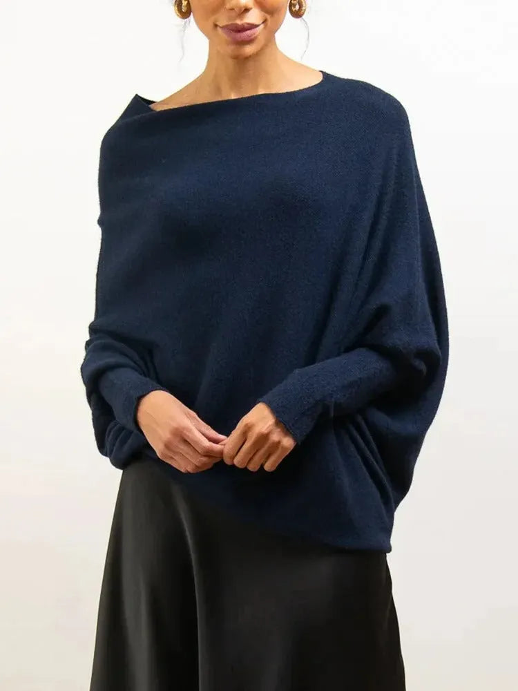 Asymmetric Cashmere-Blend Jumper