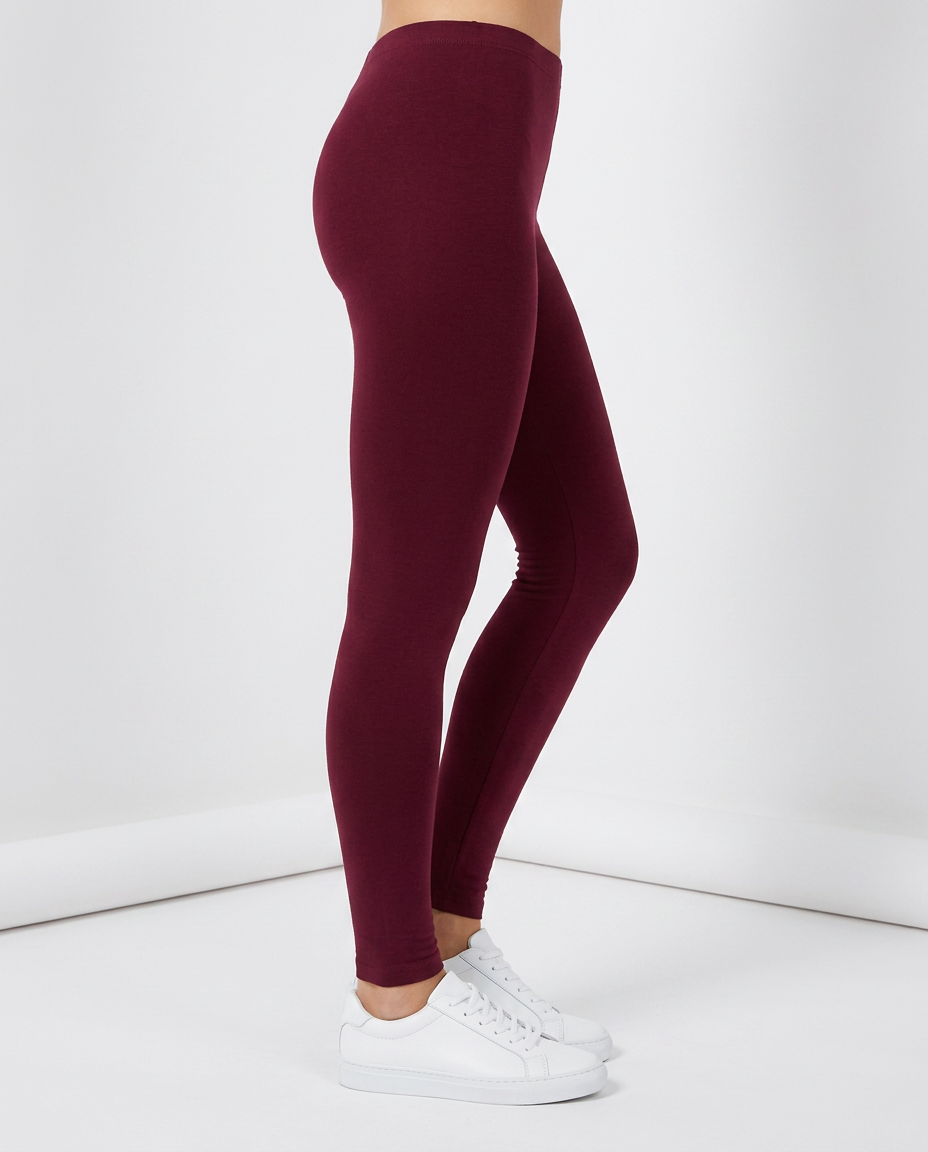 Celine Cotton-Rich Essential Leggings – Black