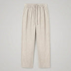 Coastal Cropped Linen Blend Pants in Khaki by Aurelia Sun
