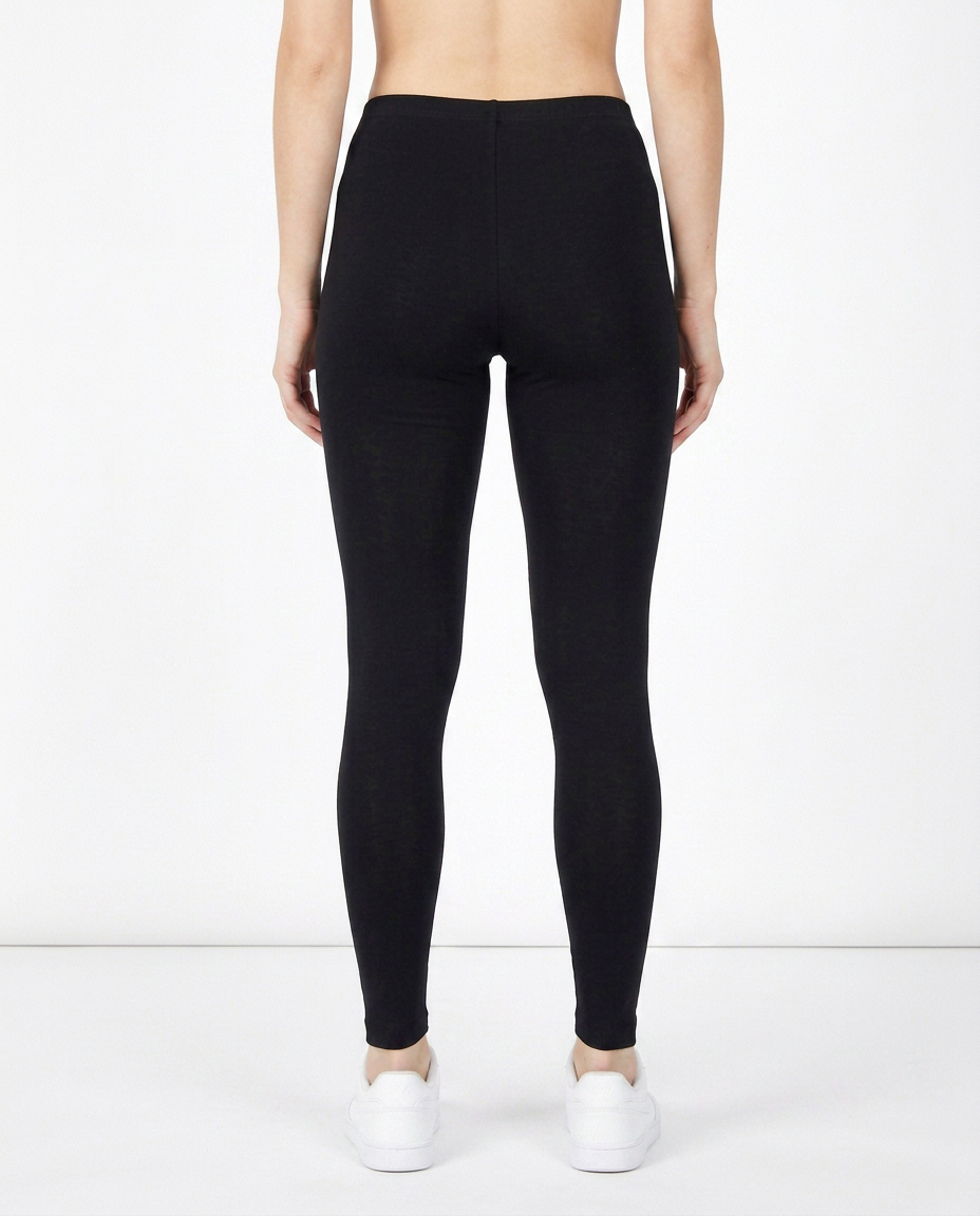 Celine Cotton-Rich Essential Leggings – Black